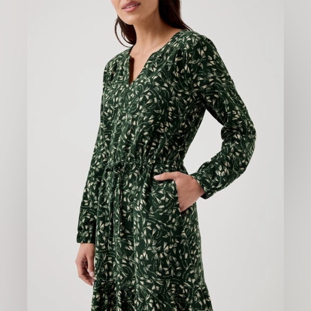 Pact 100% cotton cafe crepe dress Cottagecore boho garden party